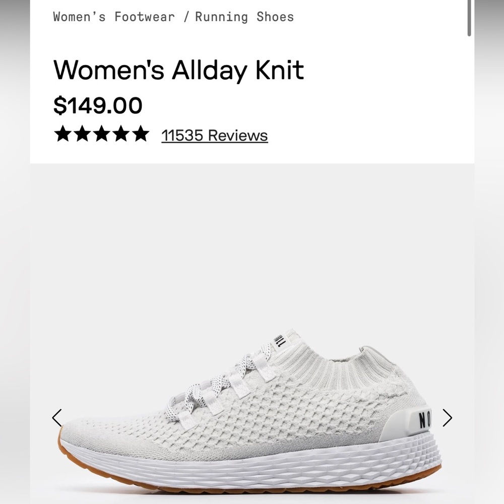 NOBULL white sneakers